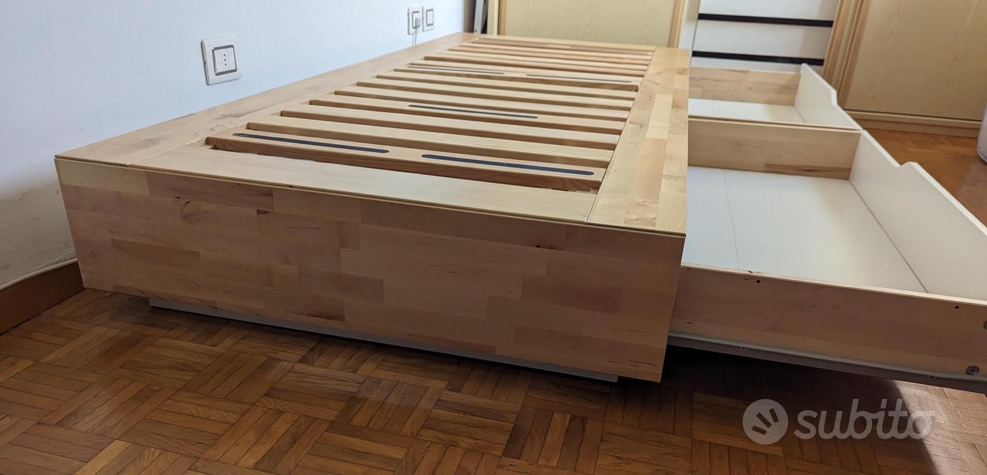 Letto Ikea Mandal, Struttura letto con cassetti. - Arredamento e Casalinghi  In vendita a Bologna