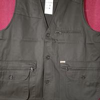 GILET VERDE OLIVA T.G. XL. CACCIA CON CACCIATORA