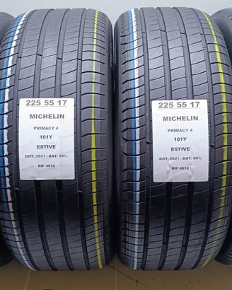 4 GOMME 225 55 17 101Y MICHELIN RIF4616