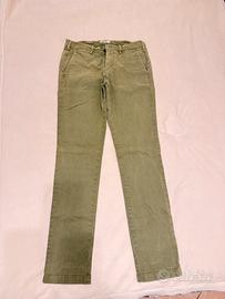 Pantaloni eleganti verde, grigio e blu tg 46