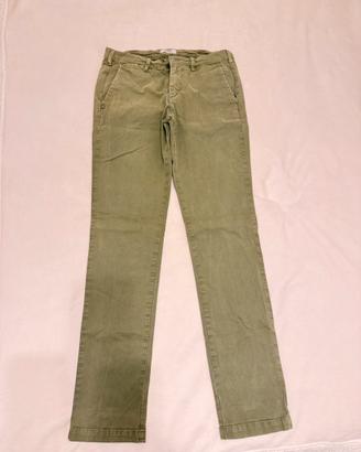 3 paia di pantaloni: verde, grigio e blu tg 46