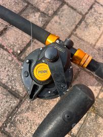 canna pesca altura traina penn 50lb tonno