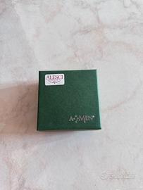 Collana Barretta con Zirconi Bianchi