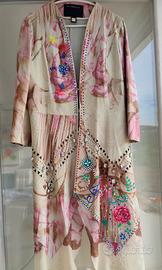 Cappottino in pelle stampata di Cavalli