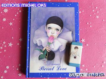 🌹 PIERROT VINTAGE 1980 Diario Agenda Gommina NEW!