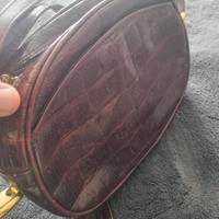 borsa vintage di vero coccodrillo 