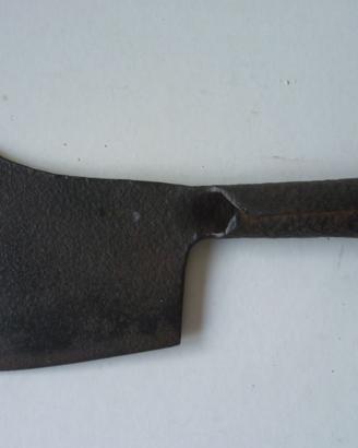 Utensile mannaia in ferro antica