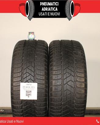 2 Gomme 225 40 R 18 Pirelli al 79% SPED GRATIS