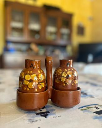 Set in ceramica decorata
