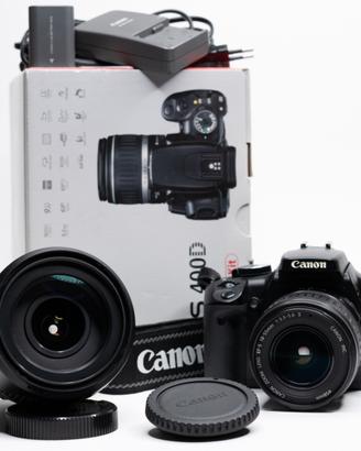 CANON EOS400D SLR + EF-S 18-55mm + Tamron 18-270mm