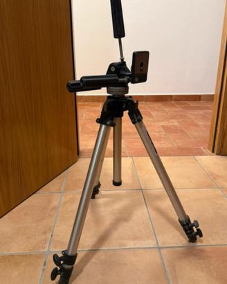 Treppiede professionale Manfrotto 190 in alluminio