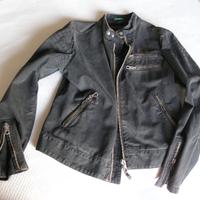 Giubbino in jeans uomo marca BENETTON tg. 48