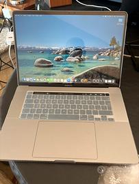 Macbook pro 16 2019 ssd 512GB 16Gb RAM TOUCH BAR