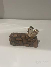 Muretto con gallo presepe Thun