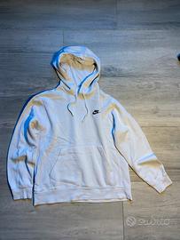 Felpa con cappuccio Nike Essential bianca original