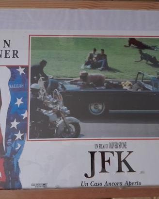 manifesto poster fotobusta originale JFK film