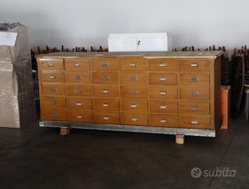 Farmacia antica cassettiera negozio credenza 