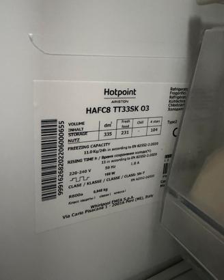 Frigo congrlatore no frost  hotpoint ariston