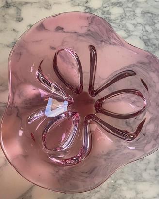 Vintage Bowl in cristallo rosa