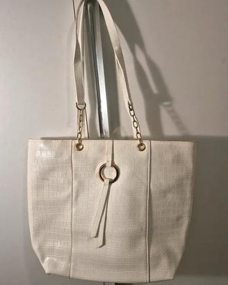 Borsa a spalla Terranova Bianca