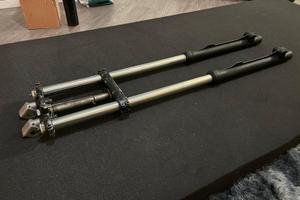 forcella Husqvarna anni 70 moto cross regolarità 