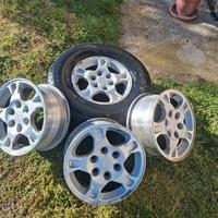 4 cerchi in lega originali Mitsubishi Pajero