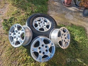 4 cerchi in lega originali Mitsubishi Pajero