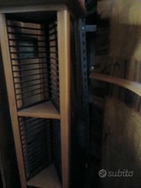 porta cd legno plastica