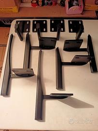 SET DI PIEDI 9 PEZZI FERRO SATINAO