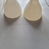 2 Lampadari IKEA Melodi bianchi – diametro grande 