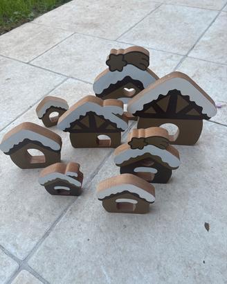 Set casette in legno