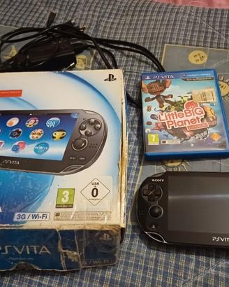 Playstation Vita 3G, con Scatola, Accessori, Gioco