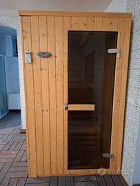 Sauna finlandese 2 posti con stufa elettrica