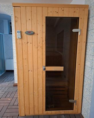 Sauna finlandese 2 posti con stufa elettrica