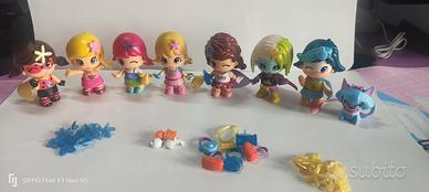 Testa "Pinypon" con 7 bambole e 1 pet
