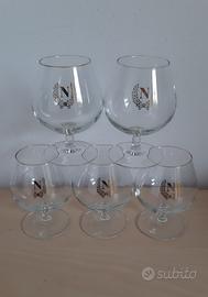 CALICI IN CRISTALLO COGNAC-BRANDY COLLEZ. NAPOLEON