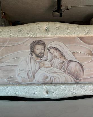 Quadro Capezzale Sacra Famiglia MADE IN ITALY