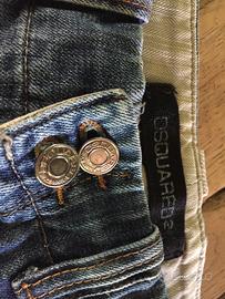 Short in jeans denim di dsquared 2 tg 30