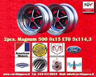 2 pz cerchi Magnum Ford 500 8x15 ET0 PCD 5x114.3