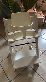 Stokke Tripp Trapp Bianco Bundle con Baby Set