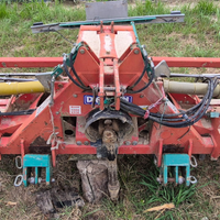 Erpice rotante Kveneland e estirpatore con rullo