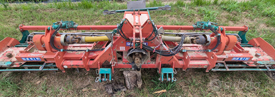 Erpice rotante Kveneland e estirpatore con rullo