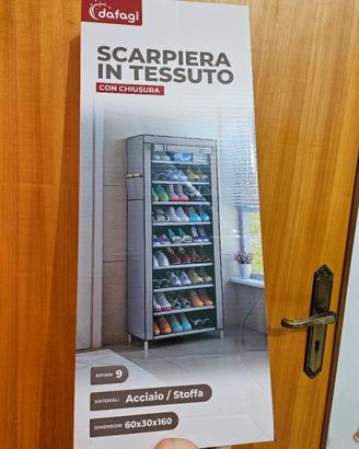 scarpiera salva spazio nero 