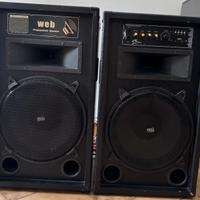 Diffusori Amplificati 150 Watt Ciascuno