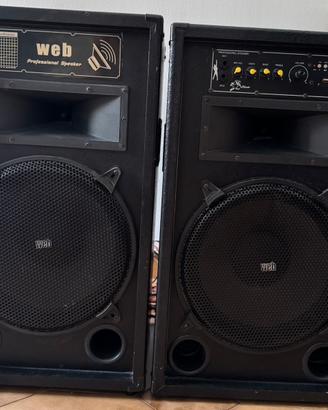 Diffusori Amplificati 150 Watt Ciascuno