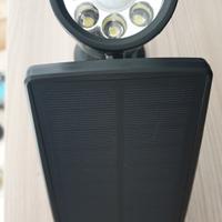 faretto da giardino led pannello fotovoltaico 