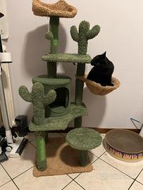 Tiragraffi per gatti a forma di cactus