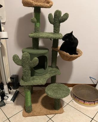 Tiragraffi per gatti a forma di cactus