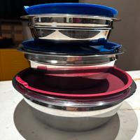 Ciotole AMC acciao inox con tappo