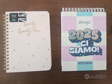 Lotto calendario Letts e agenda Mr Wonderful 